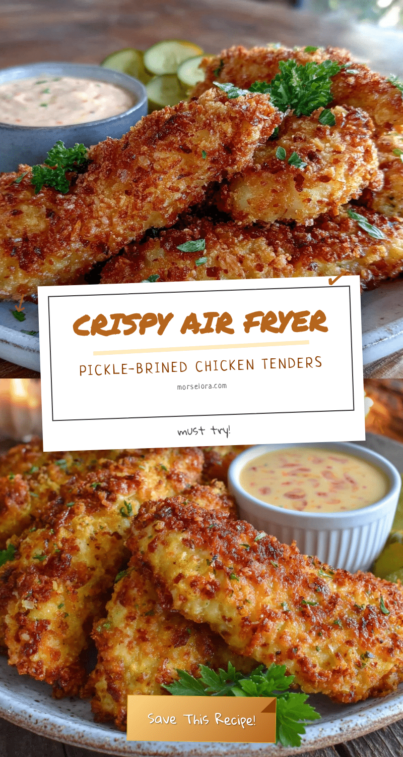 air fryer pickle-brined chicken tenders recipe