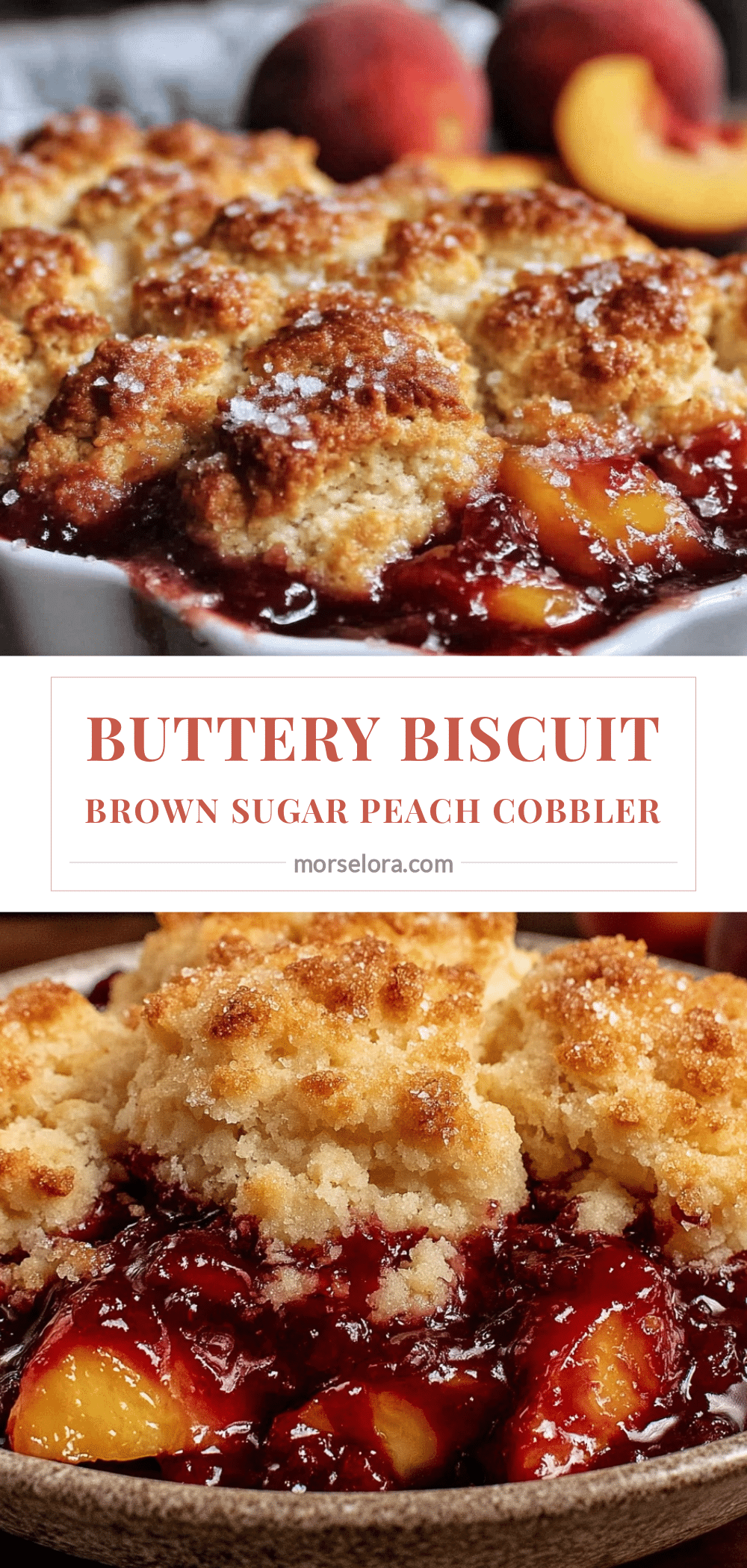 brown sugar fresh peach cobbler recipe