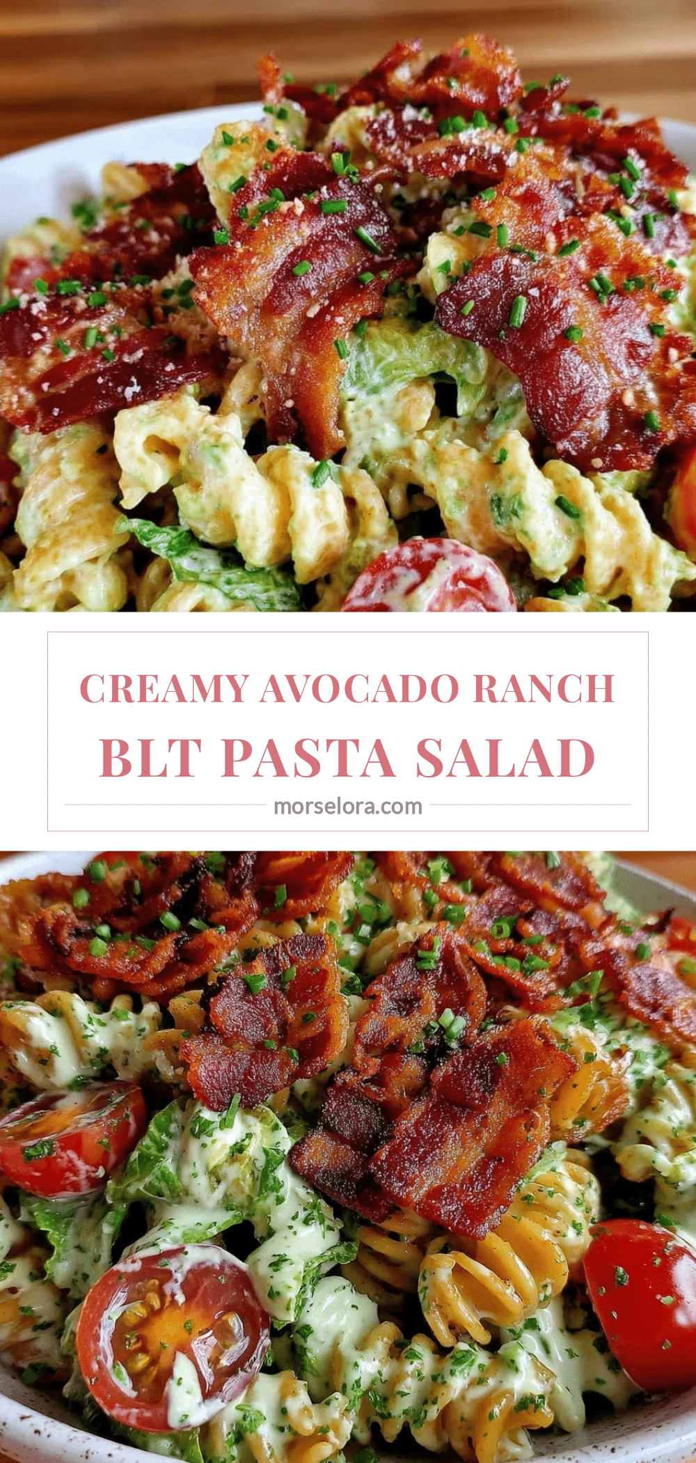 creamy BLT pasta salad recipe