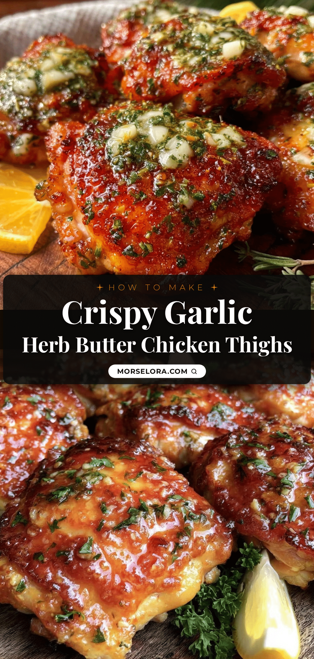 crispy baked chicken thighs recipe
