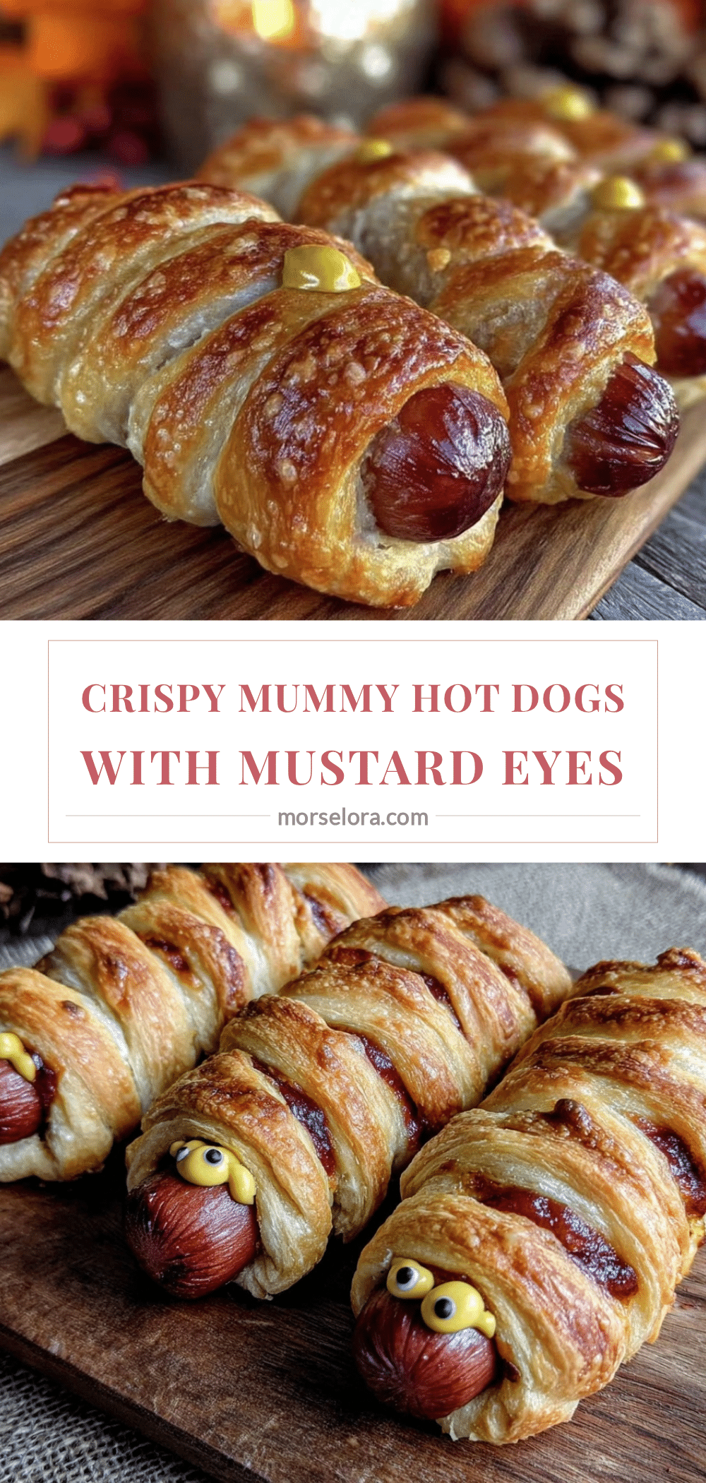 crispy mummy hot dogs recipe