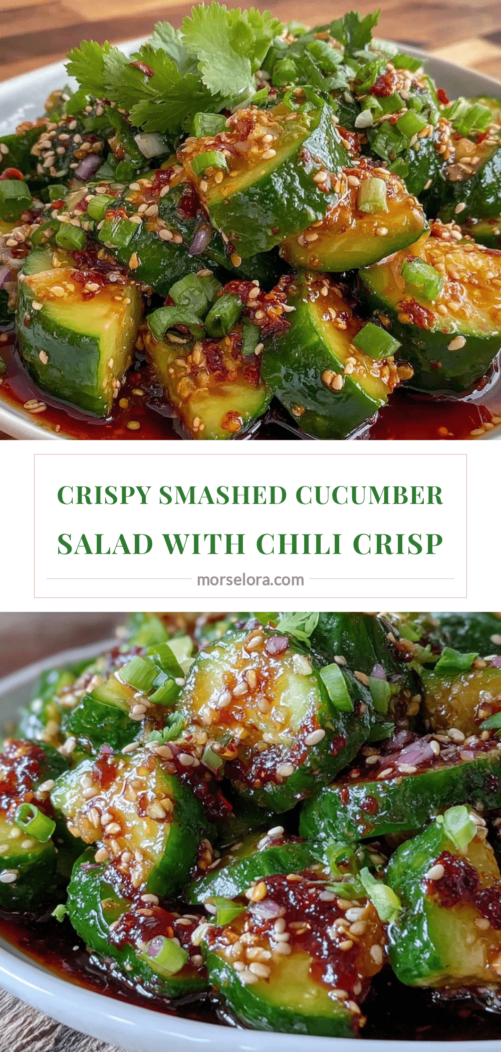 crispy smashed cucumber salad recipe