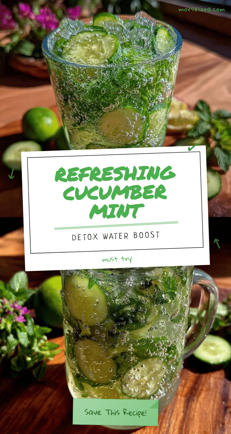 cucumber mint detox water recipe