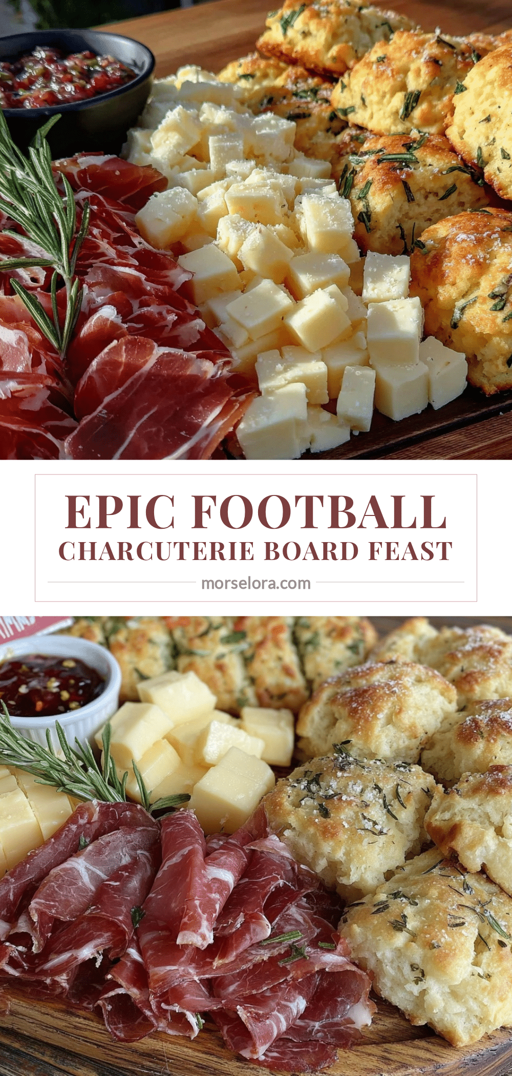 football field charcuterie board recipe