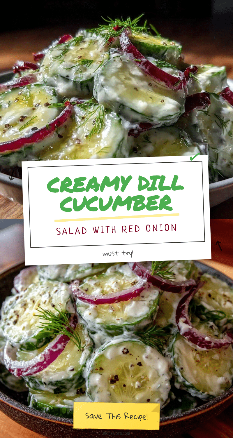 fresh creamy cucumber salad recipe