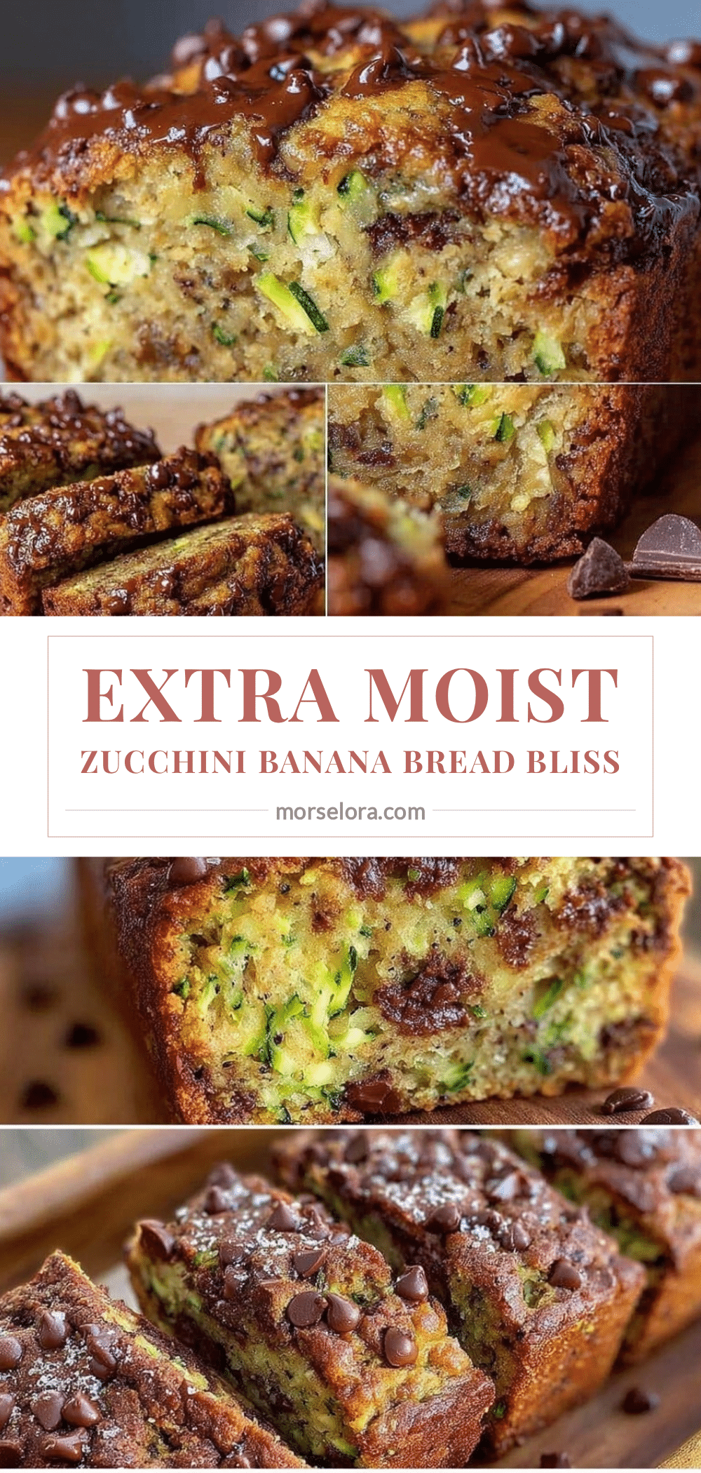moist zucchini banana bread recipe