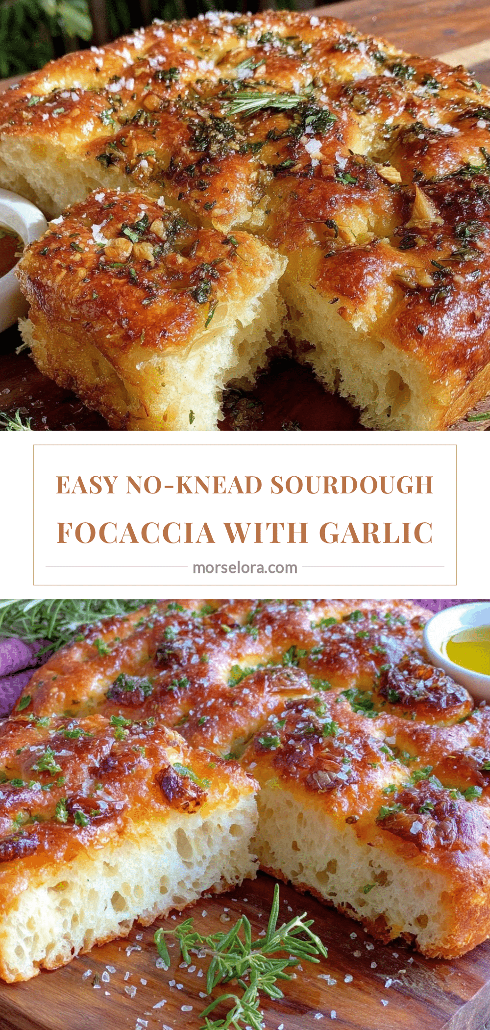 no-knead sourdough focaccia recipe