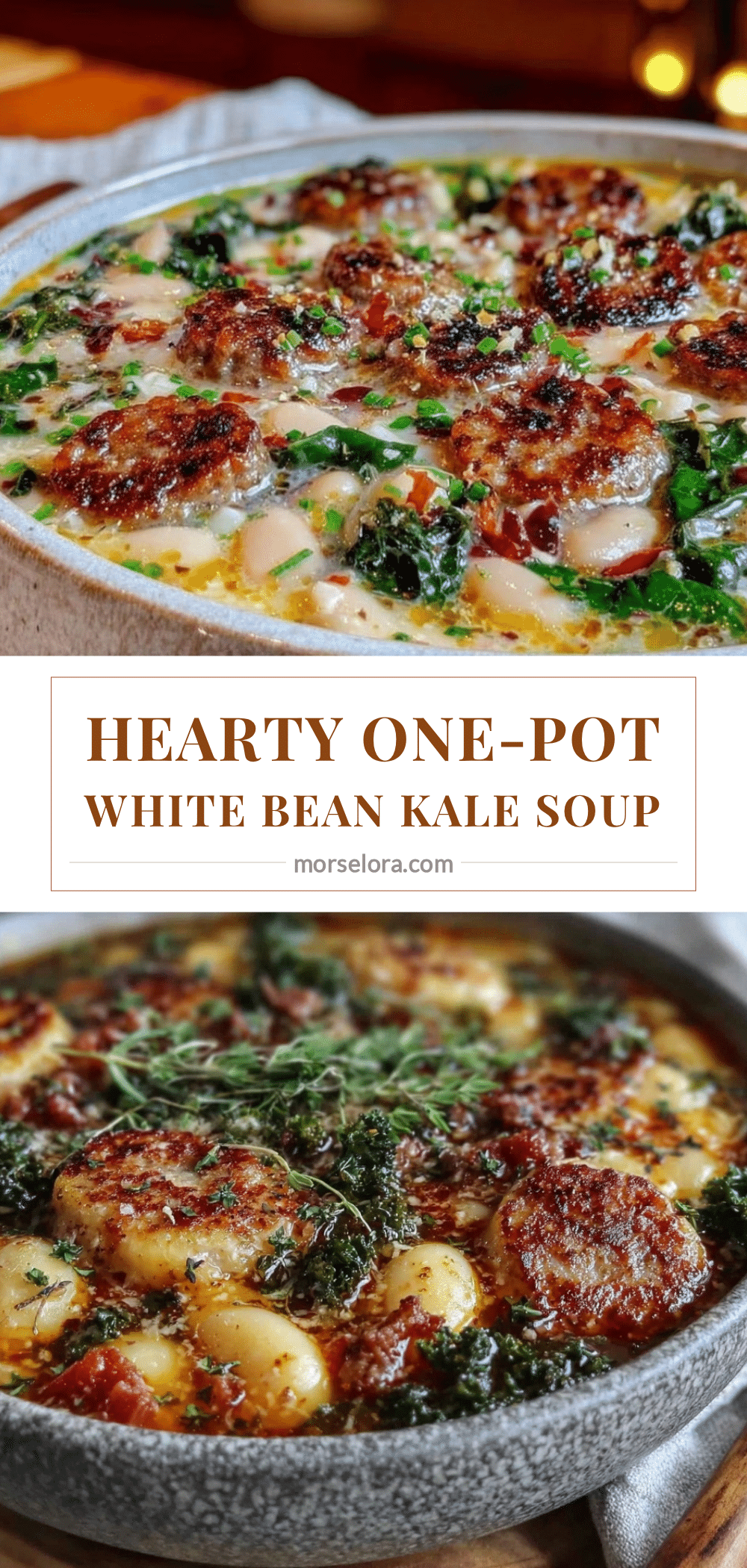 one-pot white bean and kale soup recipe