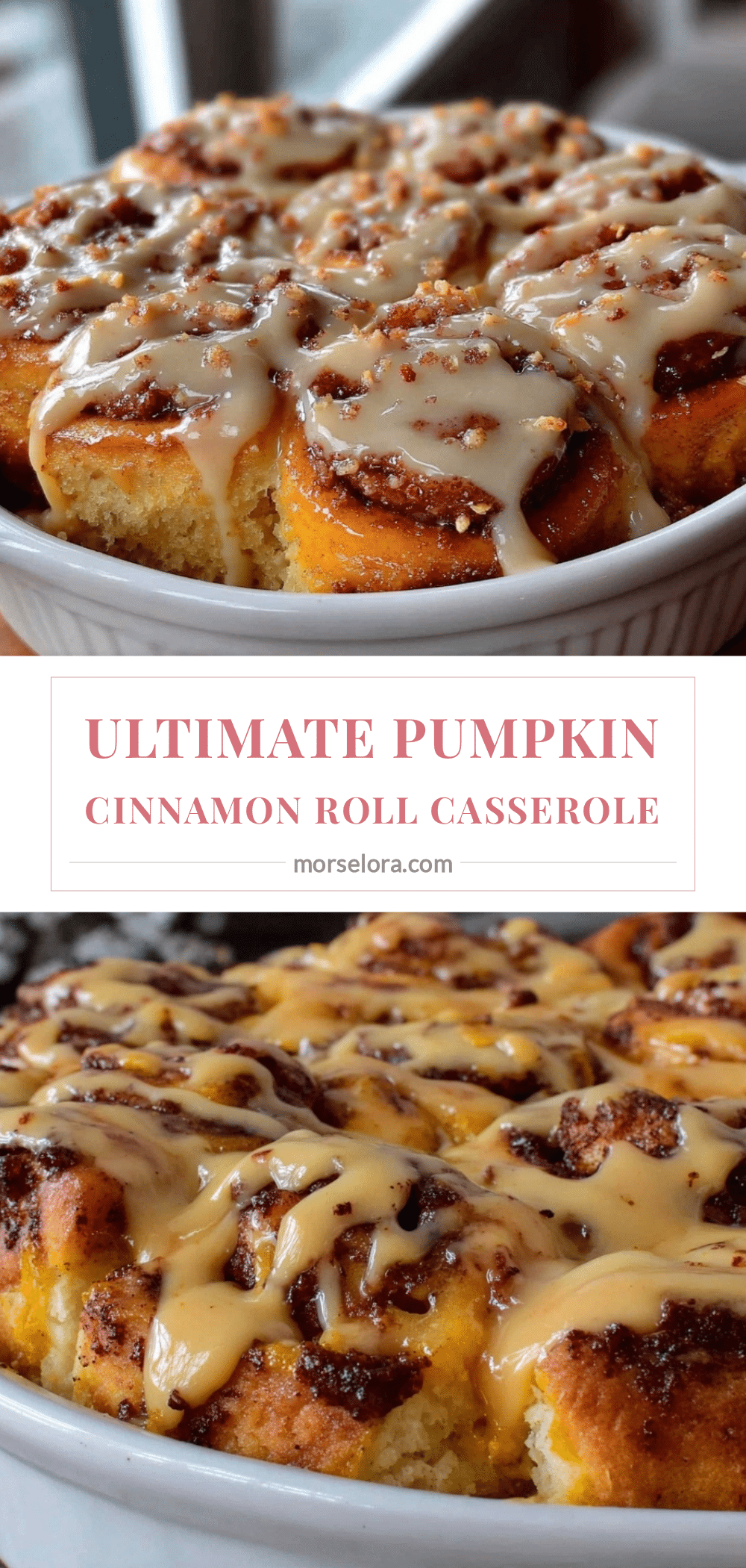 pumpkin cinnamon roll casserole recipe