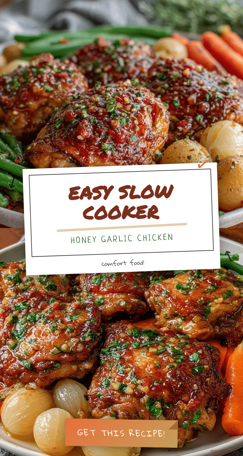 slow cooker honey garlic chicken recipe