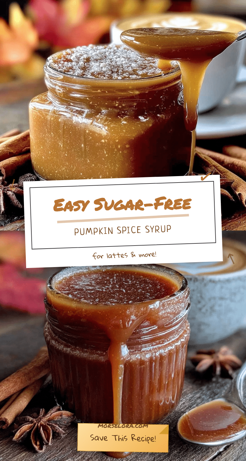 sugar-free homemade pumpkin spice syrup recipe