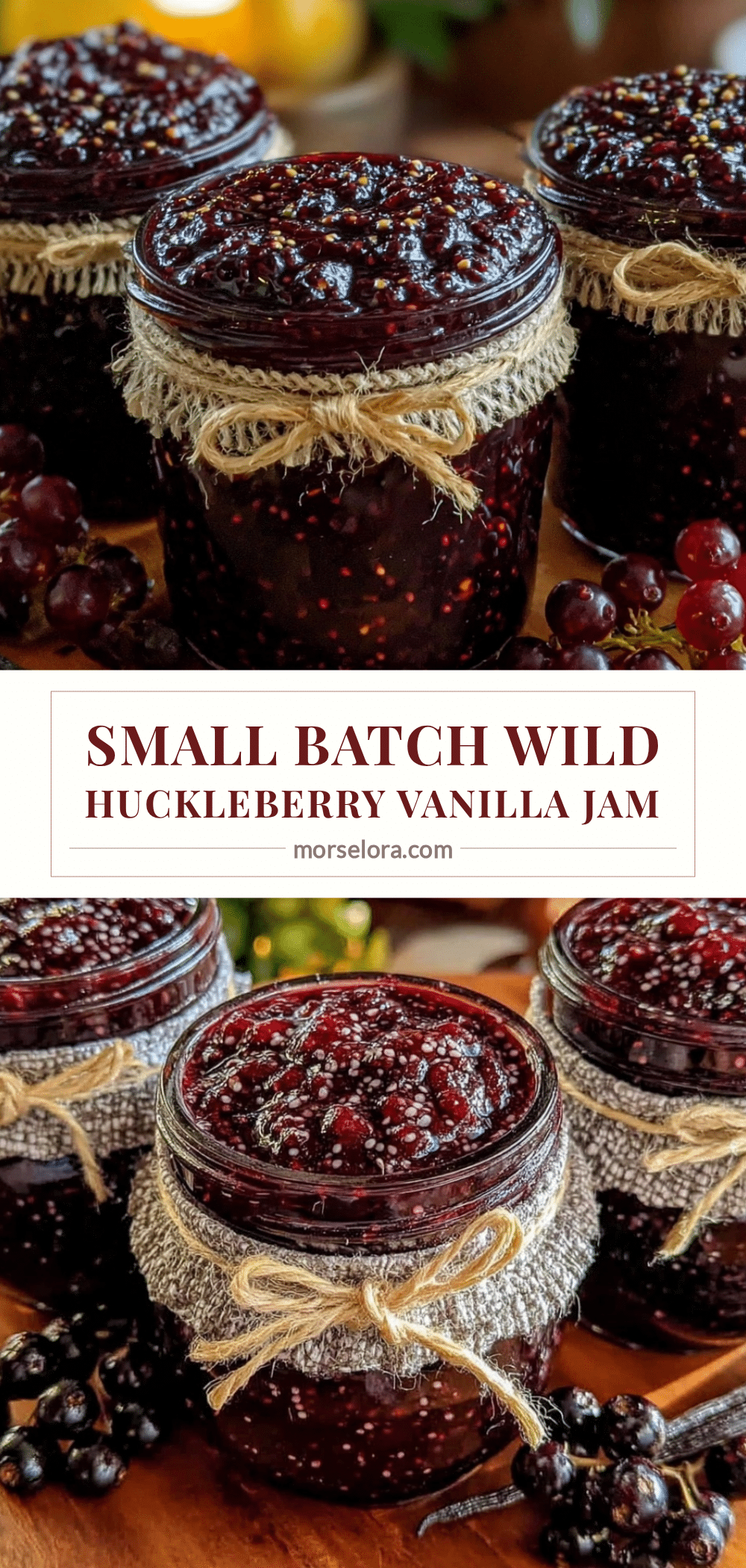 wild huckleberry jam recipe