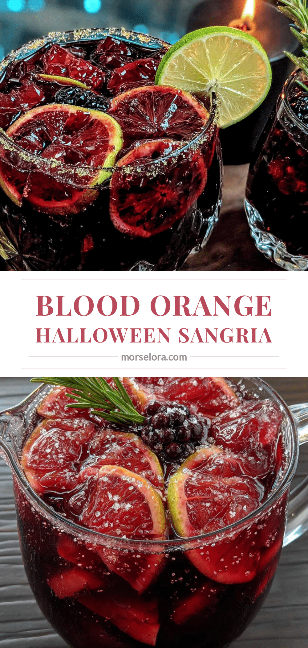 blood orange halloween sangria recipe