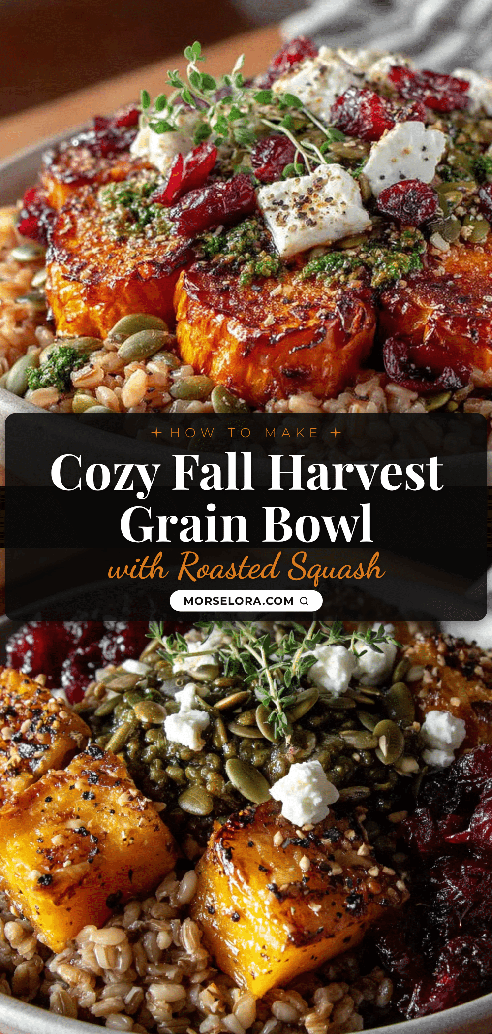 cozy fall harvest grain bowl recipe