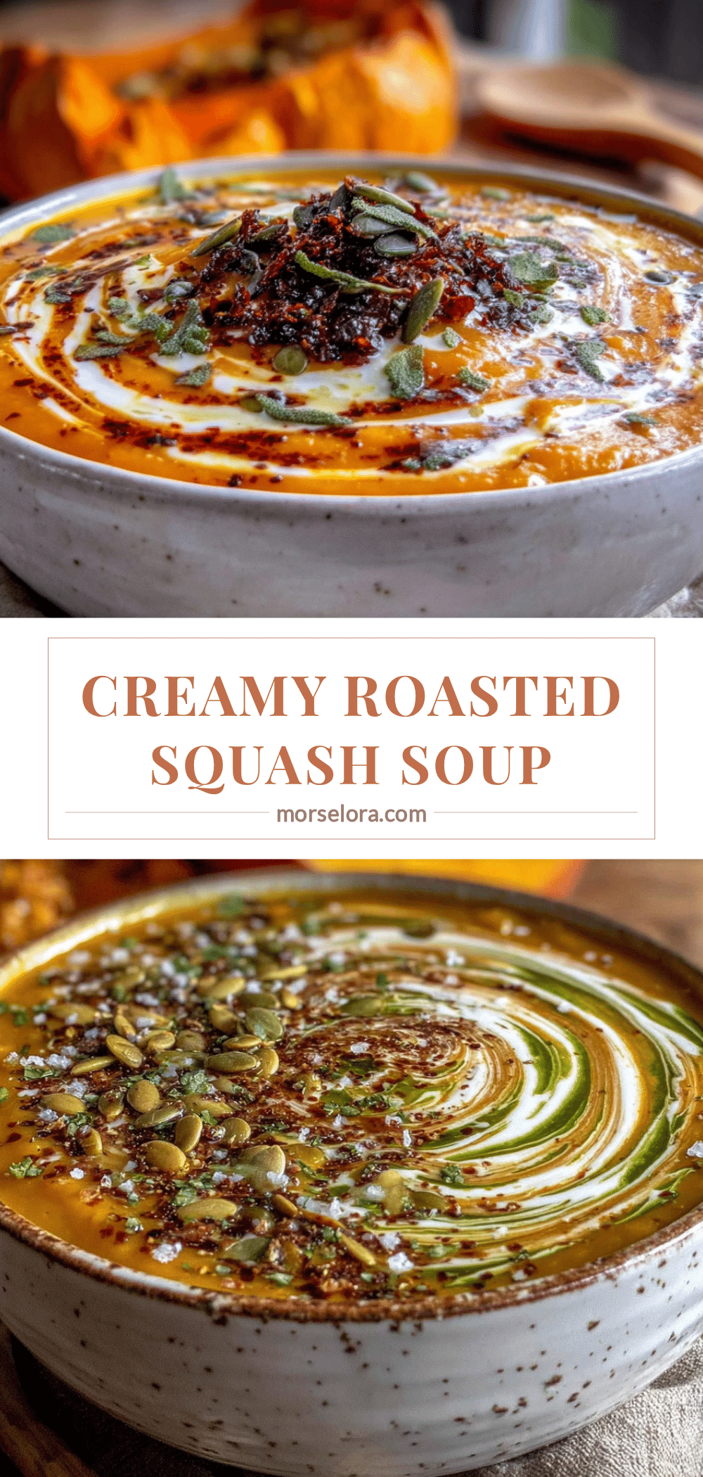 creamy roasted squash soup recipe