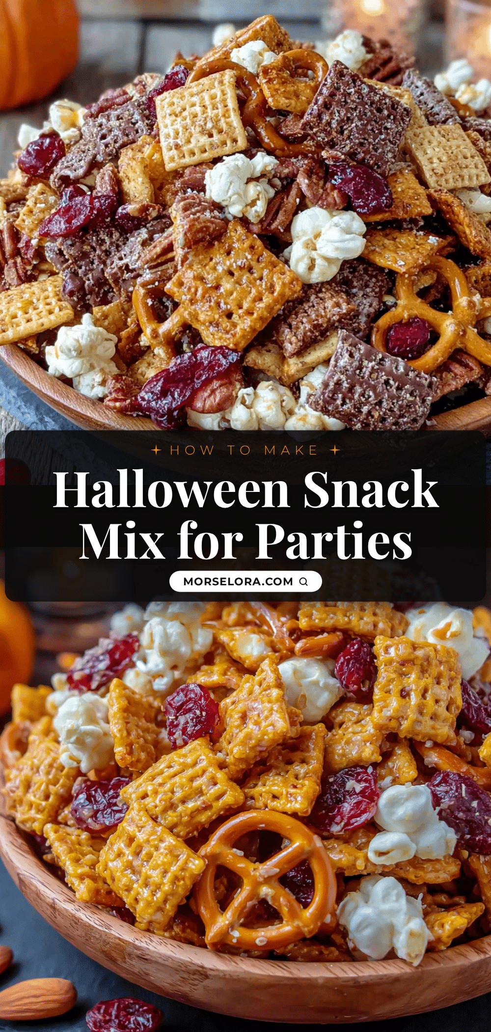 halloween snack mix recipe