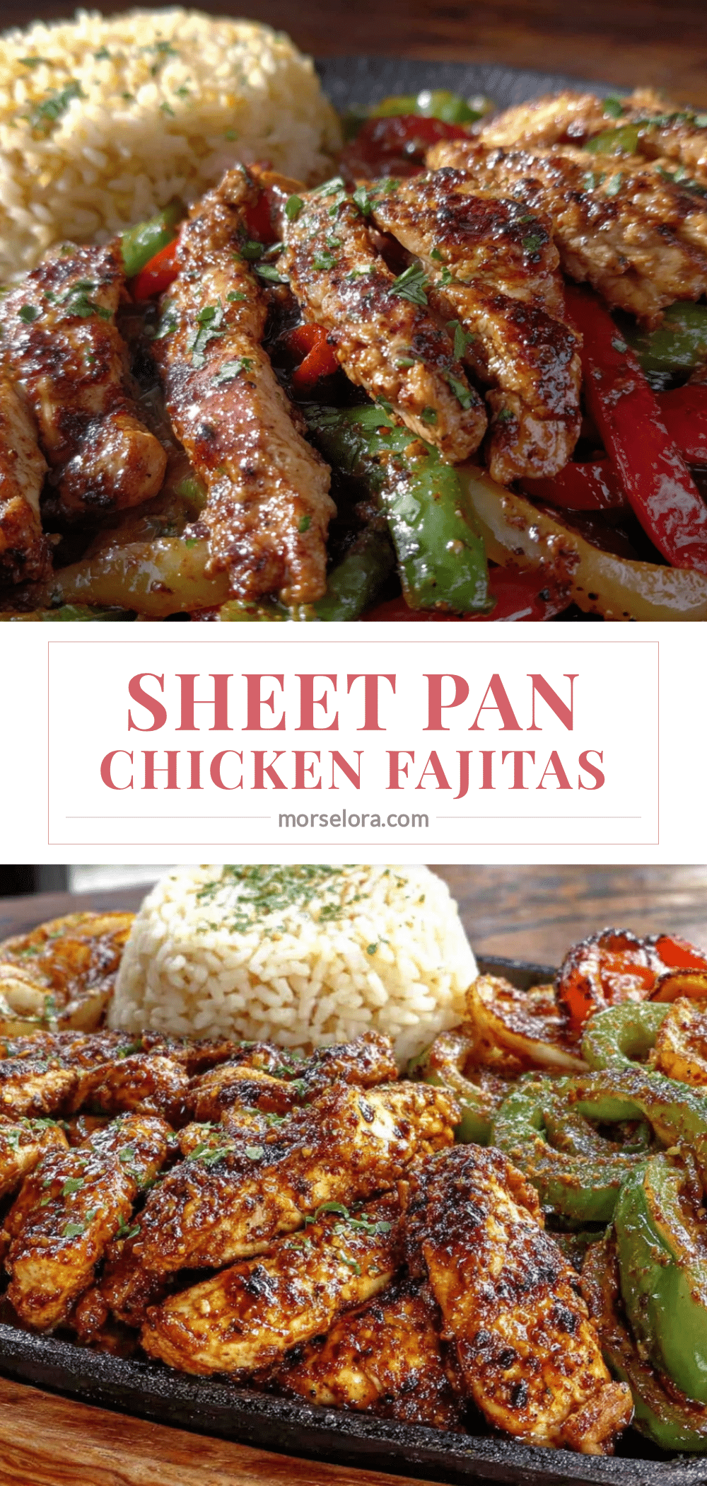 sheet pan chicken fajitas recipe