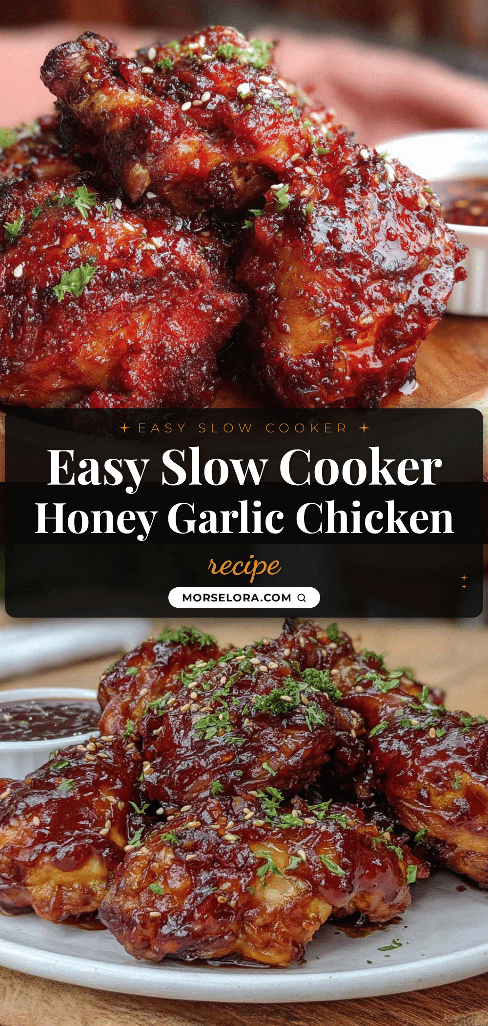 slow cooker honey garlic chicken recipe