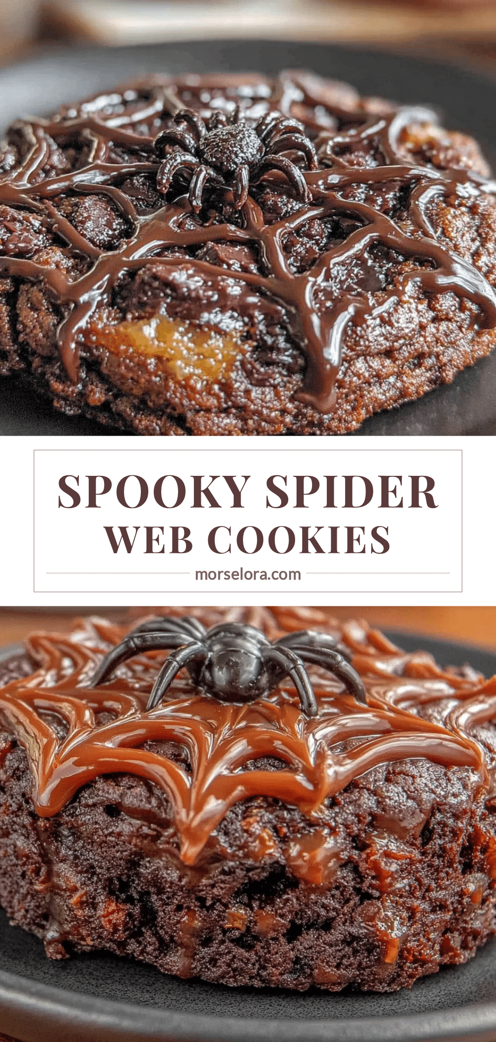 Spider web cookies recipe