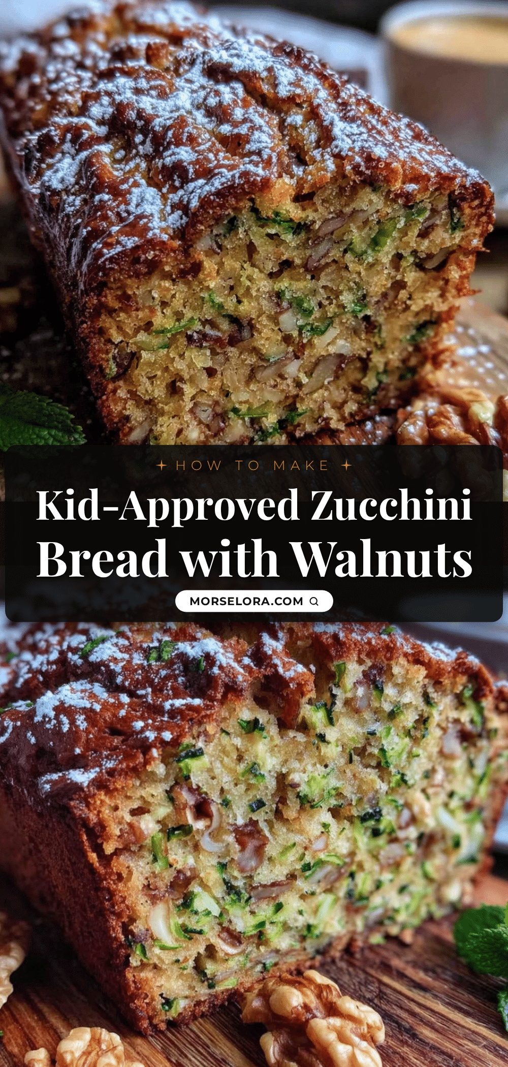 zucchini bread with walnuts recipe